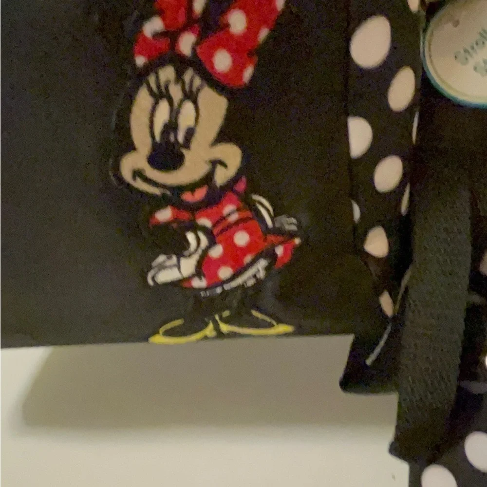 Disney Minnie Dots super cute diaper bag with a bottle holder& stroller straps
